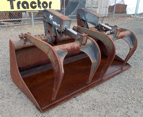 used skid steer grapple bucket for sale|best skid steer grapple bucket.